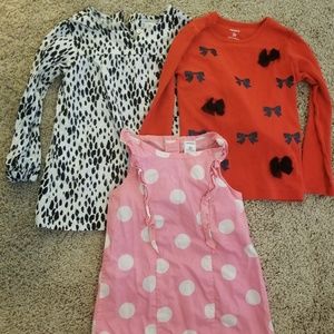 3t girls Carter's shirts